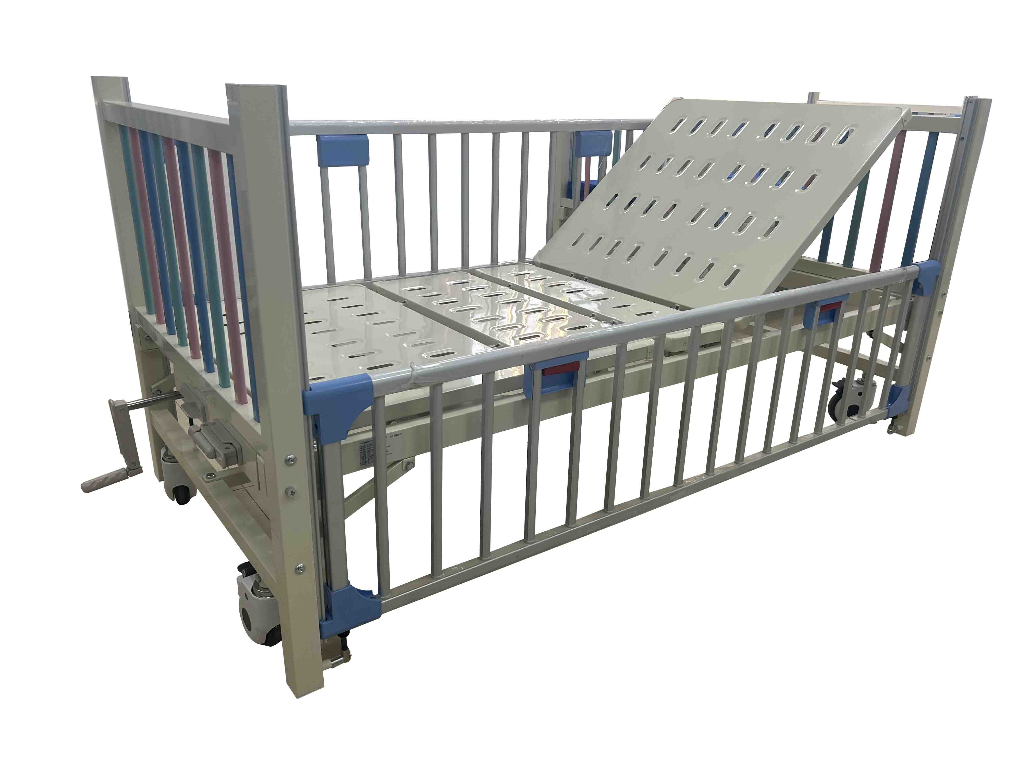 YK-M108A Manual two  function Children bed1